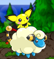 Pichu and Mareep.