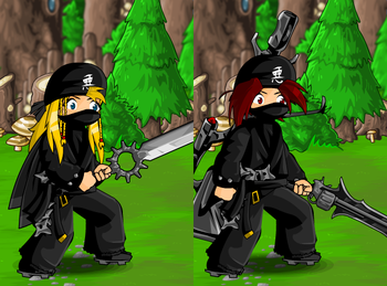 Matt & Lance in the Ninja Gear in EBF4.