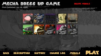 Mecha Dress Up Game